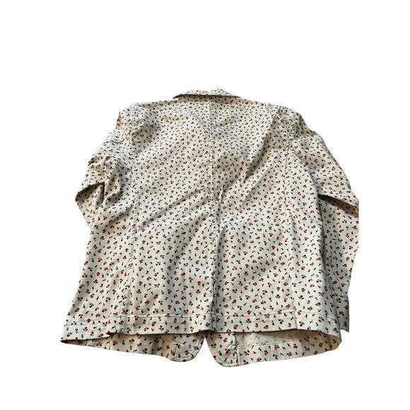 Uniqlo Ines de la Fressange Women's Floral Print Cotton Coverall Jacket Size M - Picture 4 of 6